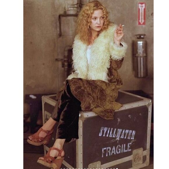 Free People Penny Lane Moon Glow Coat - Pink Brown - Picture 15 of 15